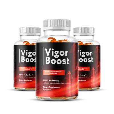 Vigor Boost Supplement Bottles